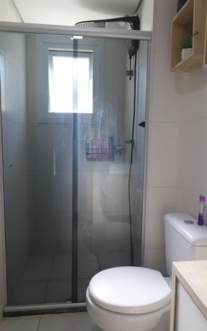 Apartamento à venda com 65m², 2 quartos e 1 vagaBanheiro Social