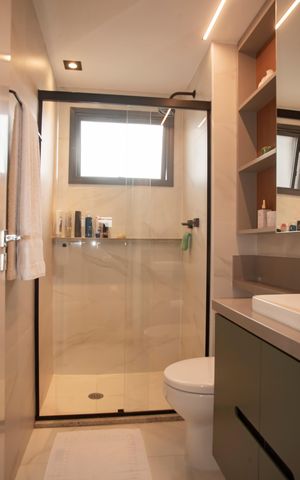 Apartamento à venda com 68m², 2 quartos e 1 vagaBanheiro da Suíte