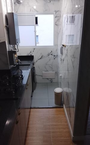 Apartamento à venda com 36m², 2 quartos e sem vaga Apartamento à venda com 36m², 2 quartos e sem vagaÁrea de serviço