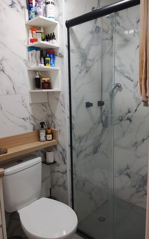Apartamento à venda com 36m², 2 quartos e sem vaga Apartamento à venda com 36m², 2 quartos e sem vagaBanheiro