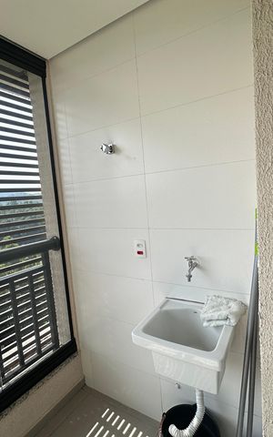Apartamento para alugar com 46m², 1 quarto e 1 vaga Apartamento para alugar com 46m², 1 quarto e 1 vagaÁrea de Serviço