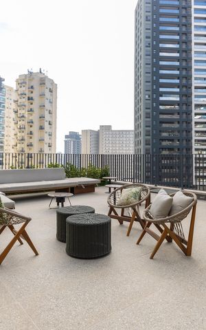 Studio à venda com 27m², 1 quarto e sem vagaTerraço