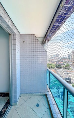 Apartamento à venda com 90m², 3 quartos e 2 vagasVaranda