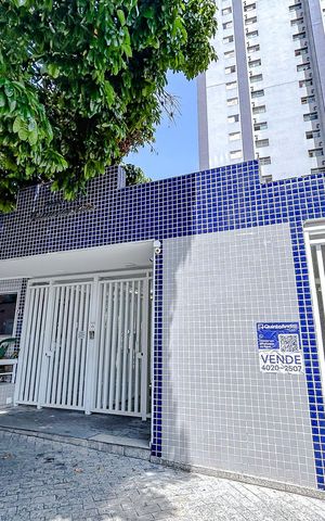 Apartamento à venda com 90m², 3 quartos e 2 vagasFachada com Plaquinha