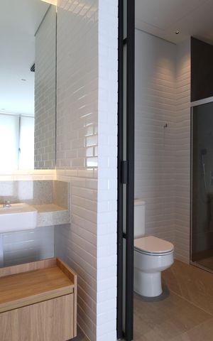 Apartamento para alugar com 91m², 2 quartos e 1 vagaBanheiro da Suíte 2