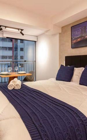 Studio à venda com 24m², 1 quarto e sem vaga Studio à venda com 24m², 1 quarto e sem vagaSala / Quarto