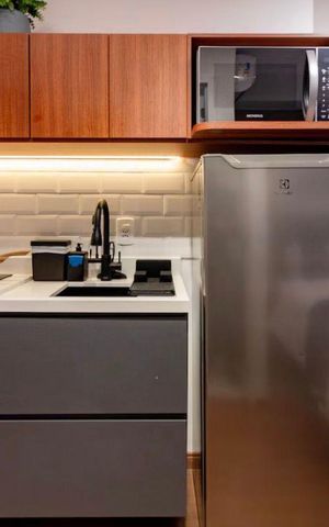 Studio à venda com 24m², 1 quarto e sem vaga Studio à venda com 24m², 1 quarto e sem vagaCozinha