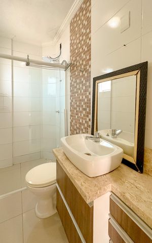Apartamento para alugar com 100m², 2 quartos e 1 vagaBanheiro da Suíte