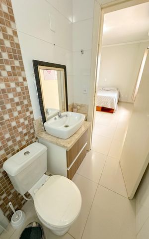 Apartamento para alugar com 100m², 2 quartos e 1 vagaBanheiro da Suíte