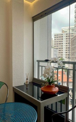 Studio à venda com 26m², 1 quarto e sem vaga Studio à venda com 26m², 1 quarto e sem vagaVaranda