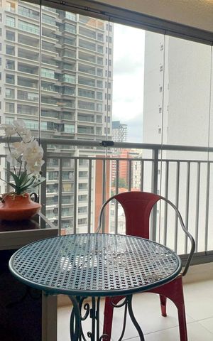 Studio à venda com 26m², 1 quarto e sem vaga Studio à venda com 26m², 1 quarto e sem vagaVaranda