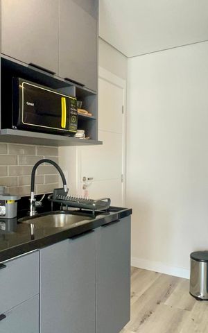 Studio à venda com 26m², 1 quarto e sem vaga Studio à venda com 26m², 1 quarto e sem vagaCozinha