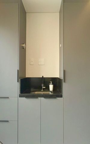 Studio à venda com 26m², 1 quarto e sem vaga Studio à venda com 26m², 1 quarto e sem vagaVaranda