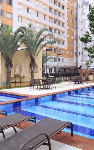 Apartamento à venda com 44m², 2 quartos e 1 vagaÁrea comum - Piscina
