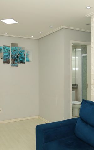 Apartamento à venda com 44m², 2 quartos e 1 vagaSala
