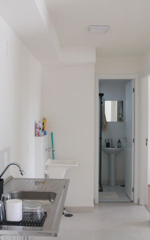 Apartamento à venda com 34m², 2 quartos e sem vagaCozinha e Área de Serviço