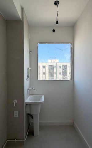 Apartamento à venda com 46m², 2 quartos e 1 vaga Apartamento à venda com 46m², 2 quartos e 1 vagaÁrea de serviço
