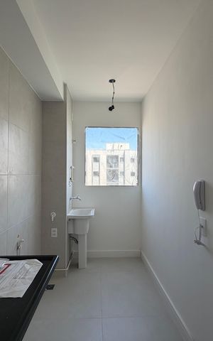 Apartamento à venda com 46m², 2 quartos e 1 vaga Apartamento à venda com 46m², 2 quartos e 1 vagaÁrea de serviço