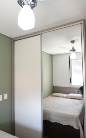 Apartamento à venda com 77m², 3 quartos e 2 vagasQuarto 2
