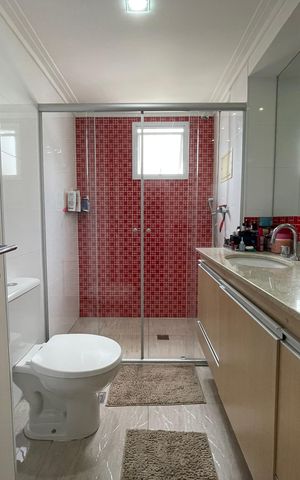 Apartamento à venda com 149m², 3 quartos e 2 vagas Apartamento à venda com 149m², 3 quartos e 2 vagasBanheiro da Suíte 1