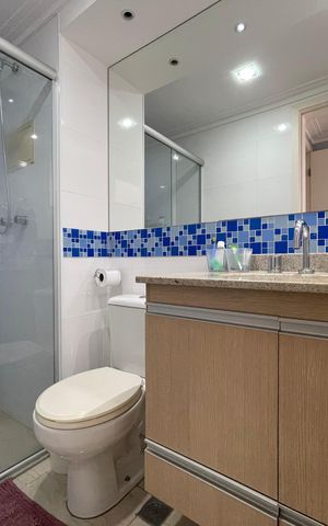 Apartamento à venda com 149m², 3 quartos e 2 vagas Apartamento à venda com 149m², 3 quartos e 2 vagasBanheiro da Suíte 2