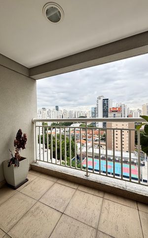 Apartamento para alugar com 55m², 1 quarto e 1 vaga Apartamento para alugar com 55m², 1 quarto e 1 vagaVaranda