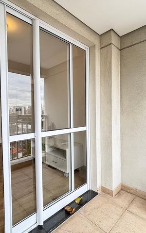 Apartamento para alugar com 55m², 1 quarto e 1 vaga Apartamento para alugar com 55m², 1 quarto e 1 vagaVaranda