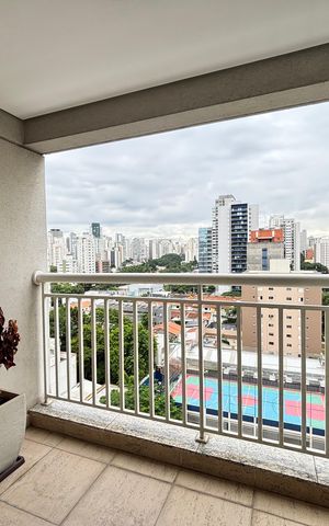 Apartamento para alugar com 55m², 1 quarto e 1 vaga Apartamento para alugar com 55m², 1 quarto e 1 vagaVaranda