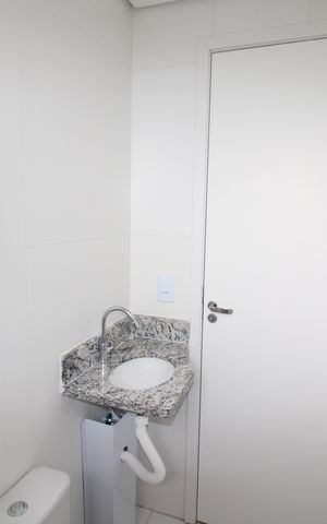 Apartamento à venda com 46m², 2 quartos e 1 vagaBanheiro