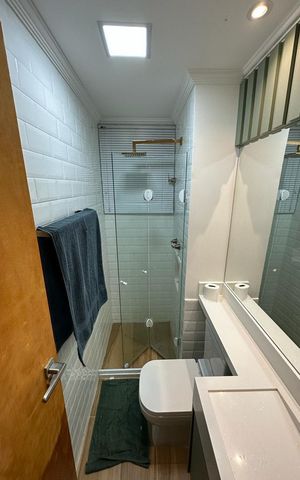 Apartamento à venda com 43m², 2 quartos e 1 vaga Apartamento à venda com 43m², 2 quartos e 1 vagaBanheiro