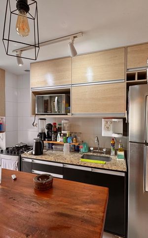 Apartamento para alugar com 80m², 2 quartos e 1 vagaCozinha e Área de Serviço
