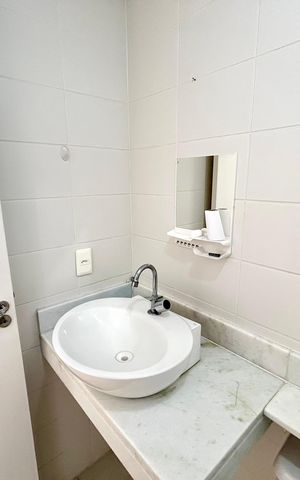 Apartamento para alugar com 65m², 2 quartos e 1 vaga Apartamento para alugar com 65m², 2 quartos e 1 vagaBanheiro 1