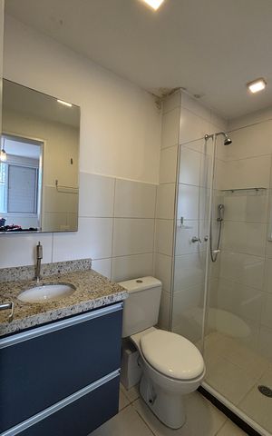 Apartamento à venda com 103m², 2 quartos e 1 vaga Apartamento à venda com 103m², 2 quartos e 1 vagaBanheiro da Suíte