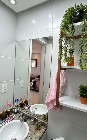 Apartamento à venda com 139m², 3 quartos e 2 vagasBanheiro Social
