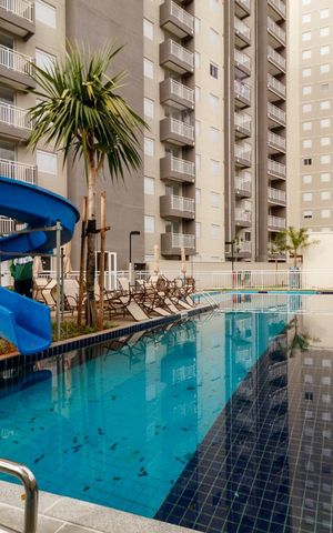 Apartamento para alugar com 40m², 2 quartos e sem vagaÁrea comum - Piscina