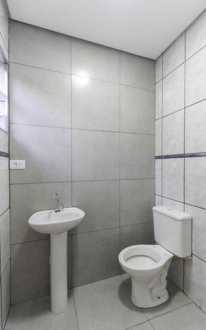 Casa à venda com 108m², 2 quartos e 1 vaga Casa à venda com 108m², 2 quartos e 1 vagaBanheiro do Quarto 2 - Suíte