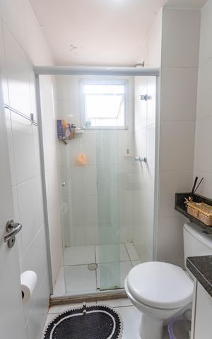 Apartamento à venda com 44m², 2 quartos e 1 vaga Apartamento à venda com 44m², 2 quartos e 1 vagaBanheiro