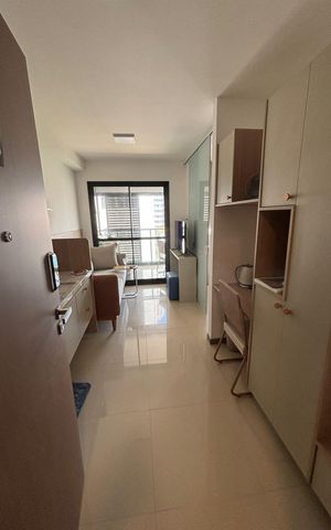 Apartamento para alugar com 32m², 1 quarto e 1 vaga