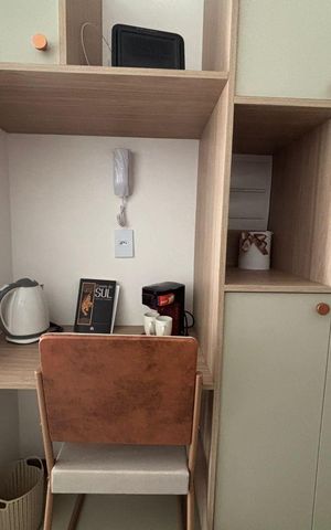 Apartamento para alugar com 32m², 1 quarto e 1 vaga