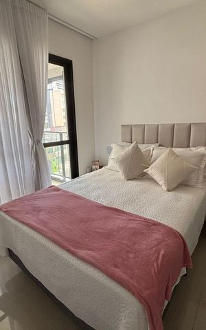Apartamento para alugar com 32m², 1 quarto e 1 vaga