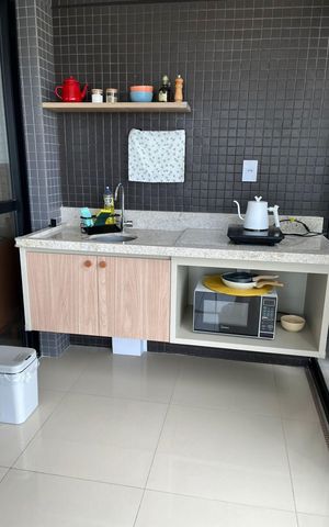 Apartamento para alugar com 32m², 1 quarto e 1 vaga