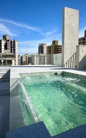 Studio à venda com 52m², 1 quarto e 1 vaga