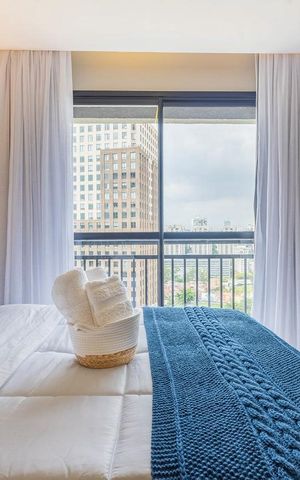 Studio à venda com 26m², 1 quarto e sem vaga Studio à venda com 26m², 1 quarto e sem vagaQuarto
