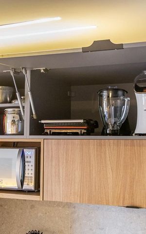 Studio à venda com 26m², 1 quarto e sem vaga Studio à venda com 26m², 1 quarto e sem vagaCozinha