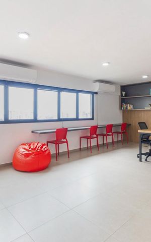 Studio à venda com 26m², 1 quarto e sem vaga Studio à venda com 26m², 1 quarto e sem vagaCoworking