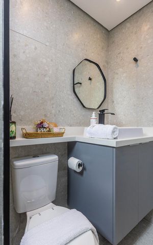 Studio à venda com 26m², 1 quarto e sem vaga Studio à venda com 26m², 1 quarto e sem vagaBanheiro