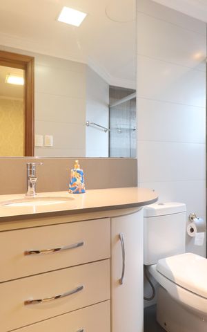 Apartamento à venda com 118m², 3 quartos e 2 vagasBanheiro