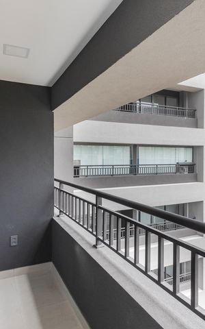 Studio para alugar com 21m², 1 quarto e sem vaga Studio para alugar com 21m², 1 quarto e sem vagaVaranda