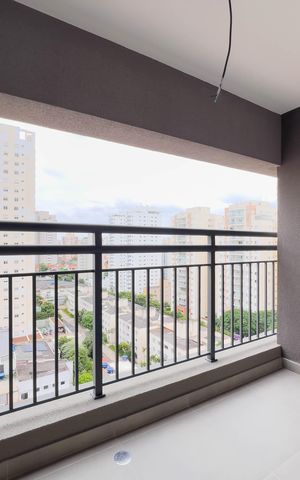 Studio à venda com 24m², 1 quarto e sem vagaVaranda
