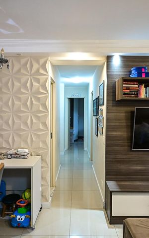 Apartamento à venda com 59m², 2 quartos e 1 vagaSala
